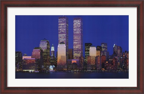 Framed World Trade Center 1973 - 2001 Print