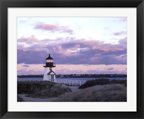 Framed Brant Point Light Print