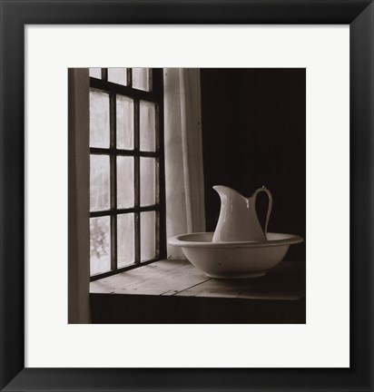 Framed Water Pitcher and Bowl Print