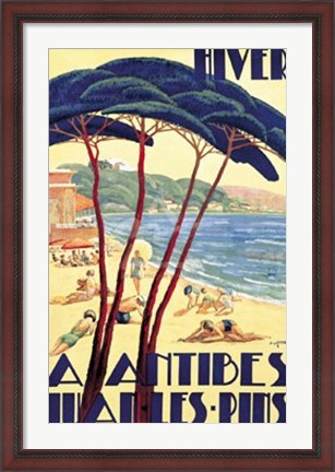 Framed Antibes/Hiver, ca. 1930 Print