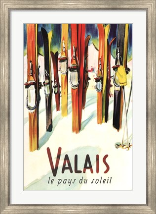 Framed Valais Print