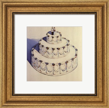 Framed Wedding Cake 1962 Print