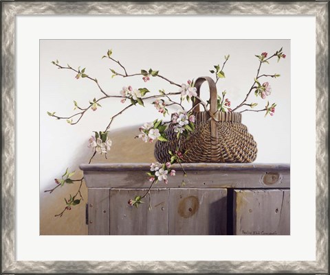 Framed Apple Blossoms Print