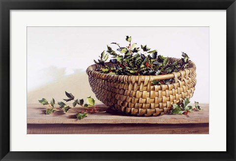 Framed Holly Print