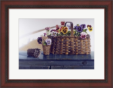 Framed May Baskets Print