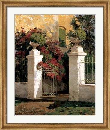 Framed Jardi Colonial Print