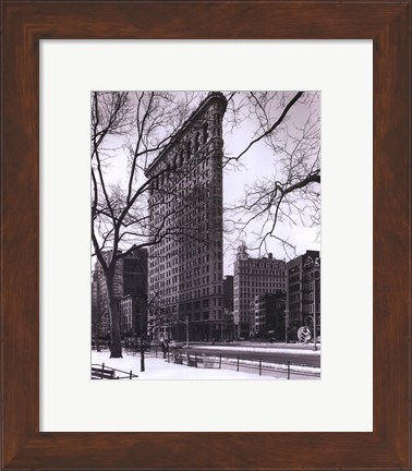 Framed Flat Iron Building Print