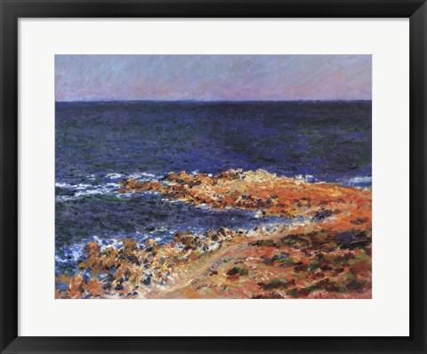 Framed Grande Bleue a Antibes, 1888 Print