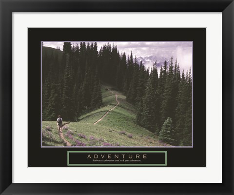 Framed Adventure - Hiker Print