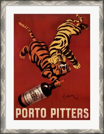 Framed Porto Pitters Print
