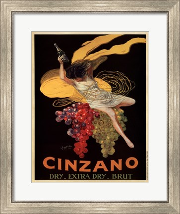 Framed Cinzano, 1920 Print