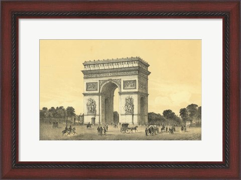Framed Arc De Triomphe Print