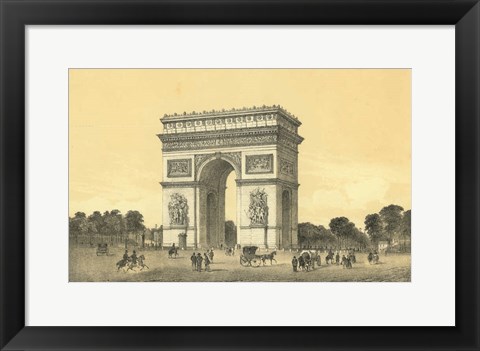 Framed Arc De Triomphe Print