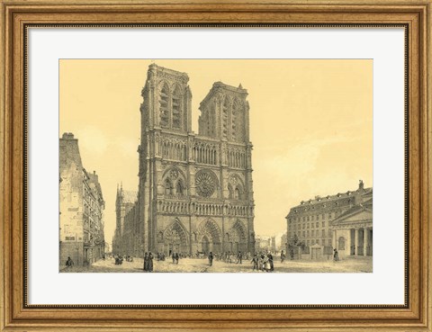 Framed Notre Dame Print