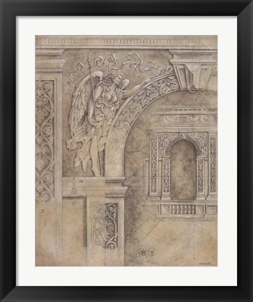 Framed Arch Spandrel #1 Print
