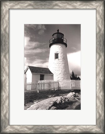 Framed Pemaquid Point Light, Maine I Print