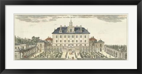 Framed Palace Garden Print