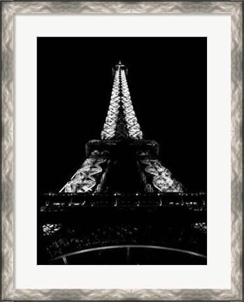 Framed Tour Eiffel La Nuit Print
