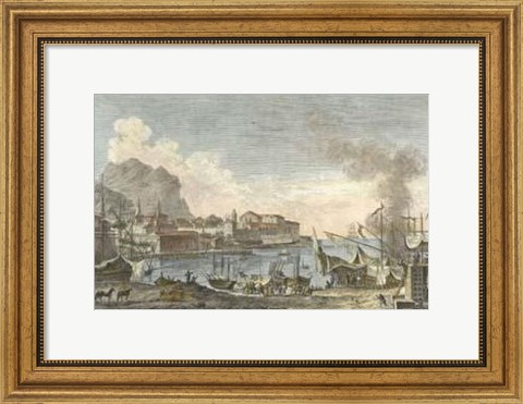 Framed Port Villa II Print