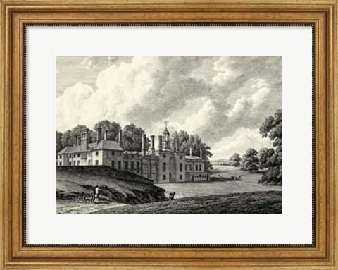 Framed Moat In Kent Print