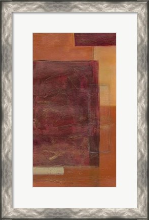 Framed Orange Two-Step IV Print