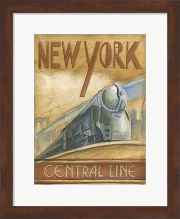 Framed New York Central Line Print