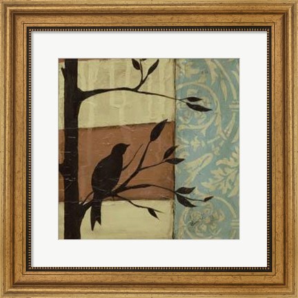 Framed Arts Crafts Silhouette III Print