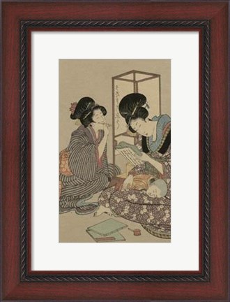 Framed Women Of Japan II Print