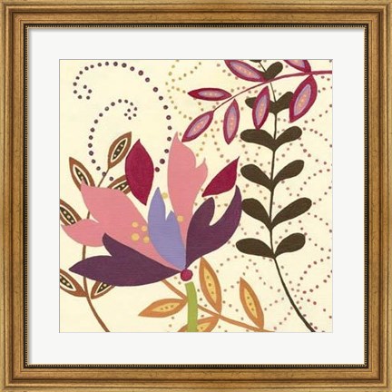 Framed Berry Blossom II Print