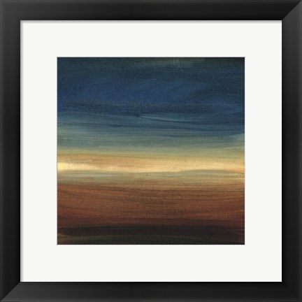 Framed Abstract Horizon IV Print