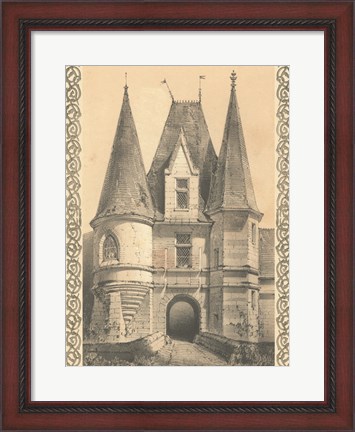 Framed Bordeaux Chateau II Print
