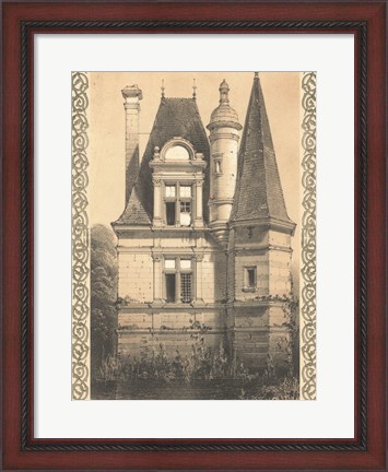 Framed Bordeaux Chateau IV Print