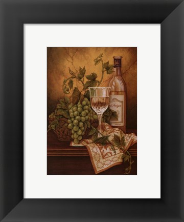 Framed Vin De France II Print
