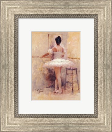 Framed Ballet Barre Print