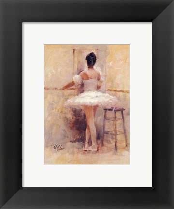 Framed Ballet Barre Print