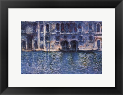 Framed Venice Palazza Da Mula Print