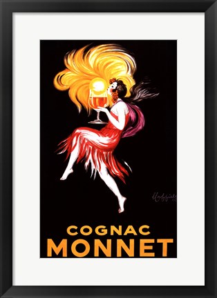 Framed Cognac Monnet Print