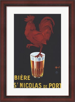 Framed Biere St. Nicolas De Port Print