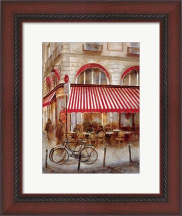 Framed Cafe De Paris II Print