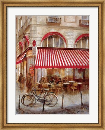 Framed Cafe De Paris II Print