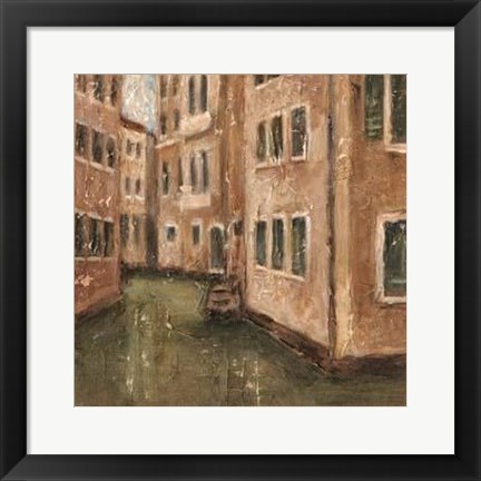 Framed Canal View III Print