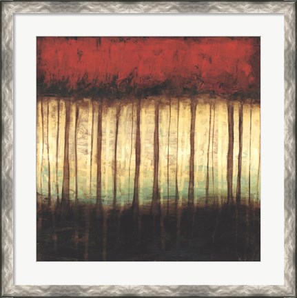 Framed Autumnal Abstract II Print