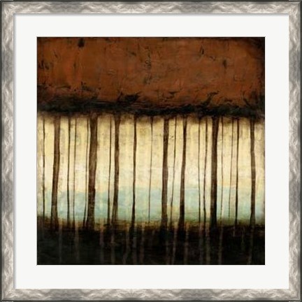 Framed Autumnal Abstract IV Print