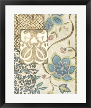 Framed Nouveau Tapestry II Print