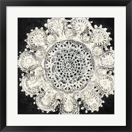 Framed Abstract Rosette IV Print