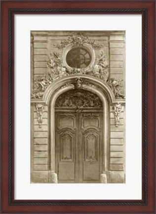 Framed Ornamental Door I Print
