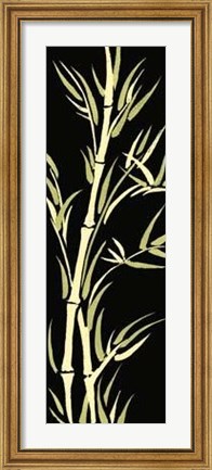 Framed Asian Bamboo Panel I Print