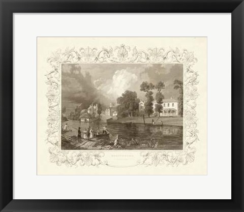 Framed Views Of England II Print