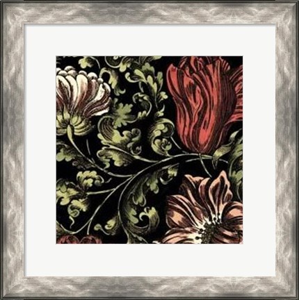 Framed Small Floral Fancy II Print