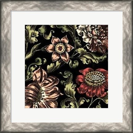 Framed Small Floral Fancy III Print